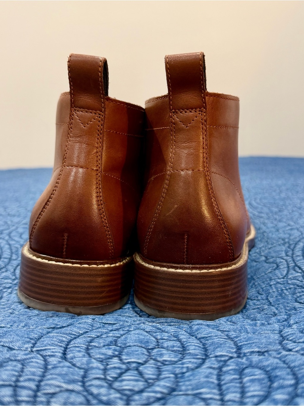 Cole Haan Men's Brown Leather Chukka Boots in Size 9 - Picture 2 of 6